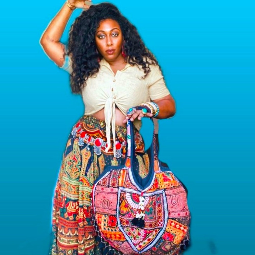 Embroidery Indian bag